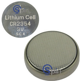 Picture of Batería, litio, CR2354, 350 mah, 3 voltios, montaje en PC, celda de moneda de 23 mm.