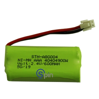 Picture of Battery, 2.4v 600 MAH 6H Red/Black Wire with Connector IGT S3000, COMP71