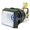 Picture of Button, LED 12V Square 1.3" (35mm x 35mm) - IGT S2000