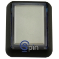 Picture of Button, LED 12 Vdc Rectangular 32mm x 26mm Lens Cap & Microswitch - Bally Alpha. 