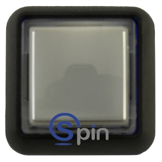 Picture of Button, LED 12 Vdc Square 26mm x 26mm Lens Cap, Legend & Microswitch - Bally Alpha. 