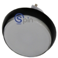 Picture of Button Snap Fit, Round Push Button 54 mm Circle White 12 Vdc LED, Complete Reference Gamesman GPB581, Bally V22/22
