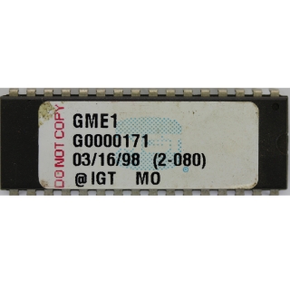 Picture of IGT Software, GME1 G0000171