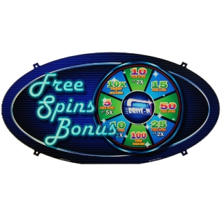 Picture of Topper Plexiglass, Oval, Free Spins Bonus - Bally Alpha