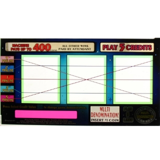 Picture of Reel Glass, S2000, Miss Little Green Men 3 Reel 5 Lines, (15" W 381mm x 8.25" H 210mm)