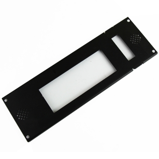 Picture of Player Tracking Bracket, Front Plate, Black for With Cut outs - Aristocrat MK500 Upright.