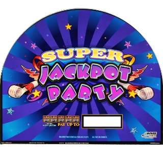 Picture of Top Glass, 550 NXT Round Top Super Jackpot Party, Size (18.50" W 470mm x 15.5" H 393mm)