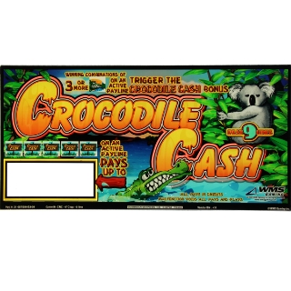 Picture of Top Glass, 550 or 361, Crocodile Cash, Size (18.50" W 470mm x 9.25" H 235mm)