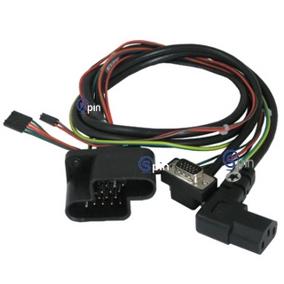 Picture of Harness, CPS1897, 17/19", LCD, 19 Pin, CPM 2048 Frame - IGT I Game Plus Upright.