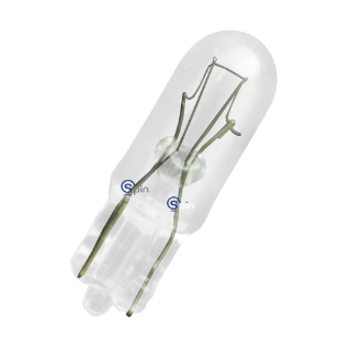 Picture of Bulb, T1.75, 1 Watt, 14 VDC, .10 Amp, Mini Wedge. Sold in units of 10 Psc. 