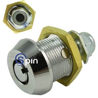 Picture of Low Security Lock, Round Barrel code X1, 5/8 Inch.  (Keys Ordered Separately)