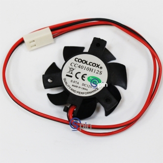 Picture of Fan, Frameless, 2 Wire, 12 V DC, 0.12 A, 36MM X 36MM X 10MM, Konami KP3