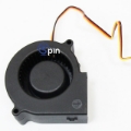 Picture of Fan, Server Blower, 3 Wires, 24 V DC, 0.22 A, 76mm x 74mm x 30mm - WMS Blade Upright. (Open End)