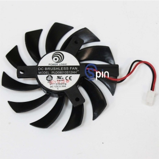 Picture of Fan, ATI Nvidia Gigabyte MSI Video Card Fan, 40mm x 40mm 12 Vols DC 0.35A, 2 Wire Aristocrat Viridian