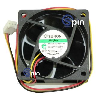 Picture of Fan, Brushless Tubeaxial, 3 Wires, 12 V DC, 60MM X 60MM X 25MM, Ainsworth A560 MPU Board.