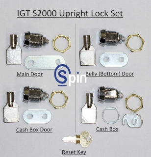 Picture of Lock Kit, IGT S2000 Upright for MEI Cashflow BV