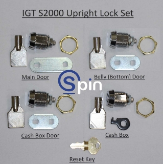 Picture of Glass Kit IGT S2000, 2CM, Triple Seven Red Hot 044, 9 Inch Top