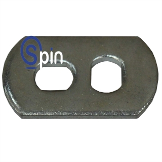 Picture of Lock Cam, Double Hole Flat, 3/8 Inch