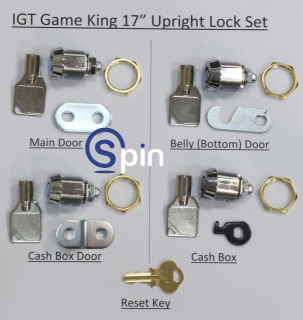 Picture of Lock Kit, IGT Game King 17" Upright for UBA BV