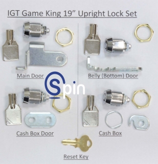 Picture of Lock Kit, IGT Game King 19" Upright for MEI Cash Flow BV