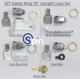 Picture of Lock Kit, IGT Game King 19" Upright for UBA BV