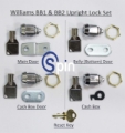 Picture of Lock Kit, Williams BB1 & BB2 Upright for UBA BV