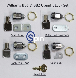 Picture of Lock Kit, Williams BB1 & BB2 Upright for WBA BV