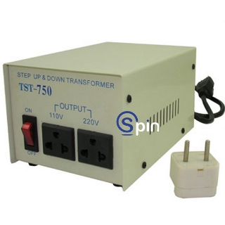 Picture of Transformer, Step Down 750 Watts, 220 to 110 Volts, 50/60Hz.
