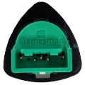 Picture of Button, Aristocrat MK7 Small Triangle with 12v LED, Z Switch , Ref Gamesman GPB550AHQCBJZPZT