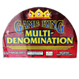 Picture of Top Glass, GK-17, RT, Game King Multi Denomination, (17.50" W 445mm x 11.75" H 298mm)