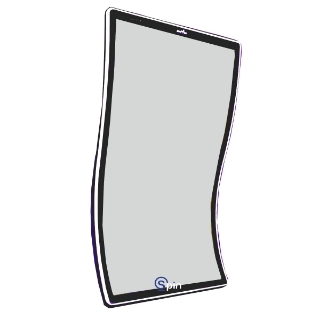 Picture of LCD, Aristocrat Flame, 55" Curve LCD, Kortek Model KTC550DPA02, Please call for Freight Quote