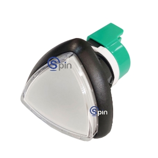 Picture of Button, Aristocrat MK7 Small Triangle with 12v LED, Z Switch , Ref Gamesman GPB550AHQCBJZPZT, Used