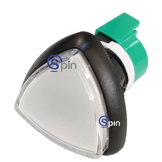 Picture of Button, Aristocrat MK7 Large Triangle with 12 V LED, Z Switch , Ref Gamesman GPB441APHQCBJZP