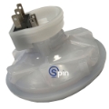 Picture of Button Round Push Button Spin/Rebet 58.90mm Circle White 12 Vdc LED Complete Reference Gamesman GMP02038