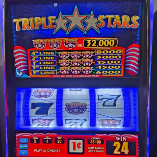 Picture of Game Kit Triple Stars 3 Reels 5 Lines Brainbox Reel Tapes and License Dongle 003RM8