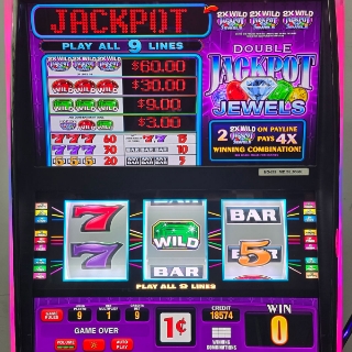 Picture of Game Kit Double Jackpot Jewels 3 Reels 9 Lines 4.5 Brainbox Reel Tapes and License Dongle 003JJA