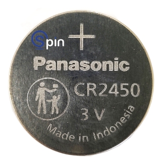 Picture of Battery, Lithium, CR2450 Coin Cell, 620mah, 3 Volts. Everi Flex, MPX